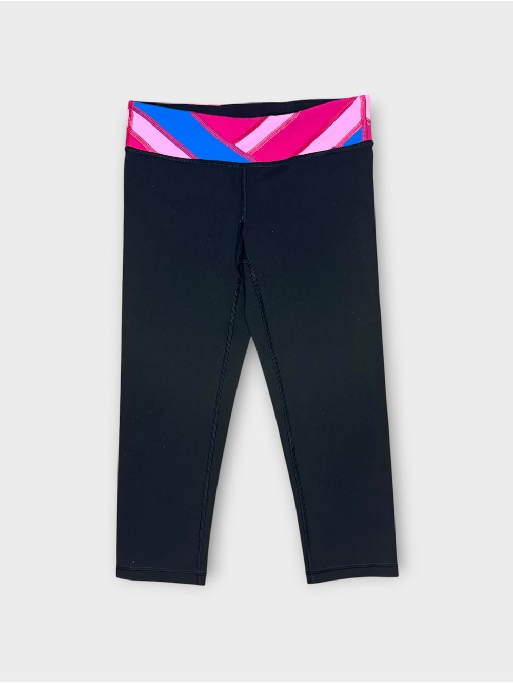 Ivivva By Lululemon Cropped Black Leggings